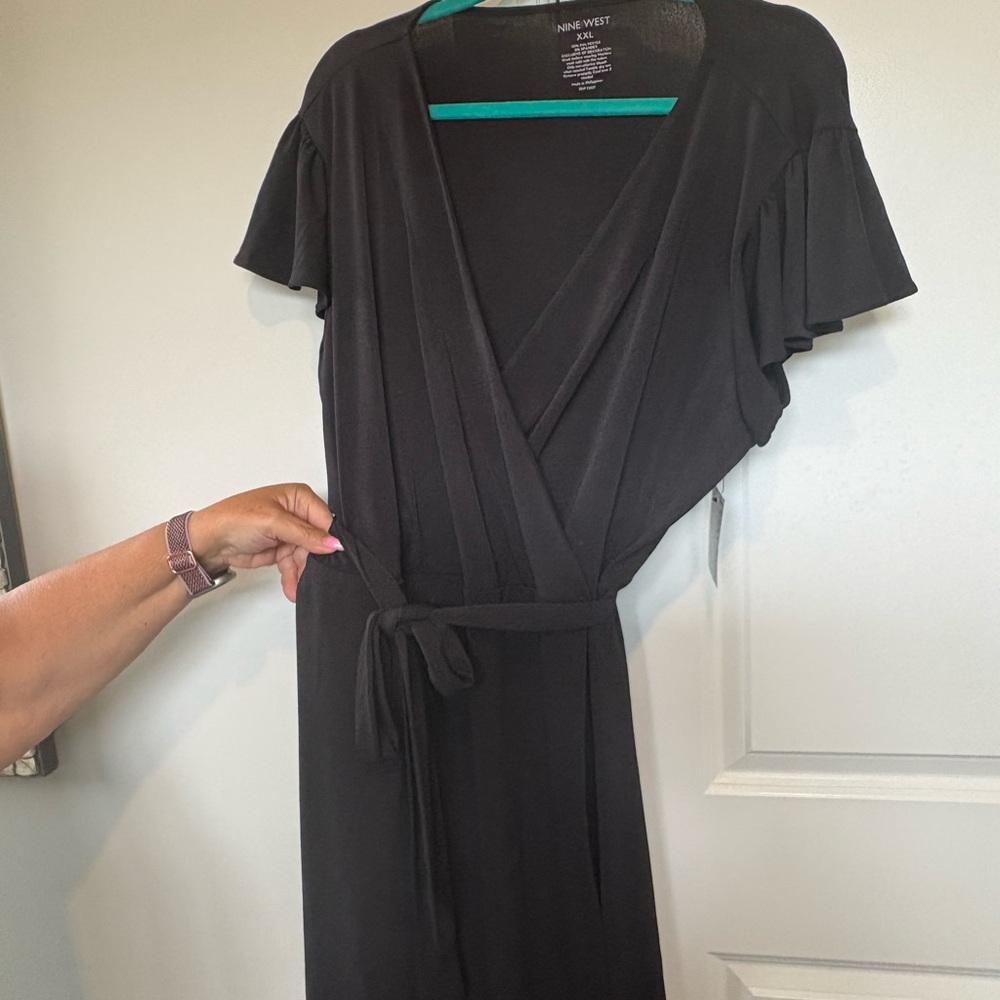 Nine West Wrap Dress with sash XXL
